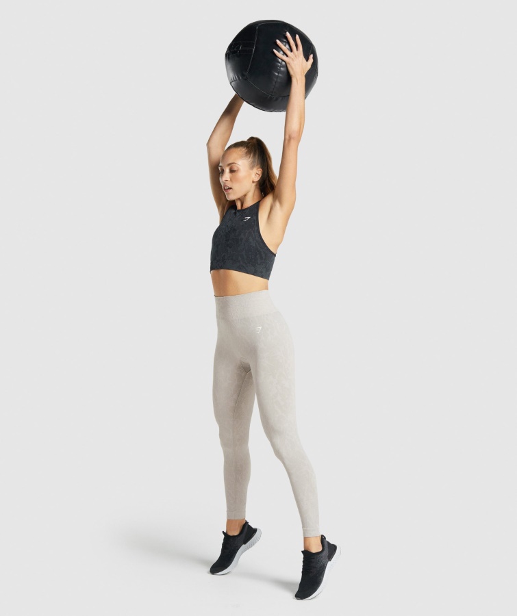 Sujetador Deportivo Adapt Animal Sin Costuras Mariposa-negro Gymshark