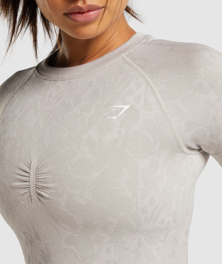 Adapt Animal Camiseta Sin Costuras Mariposa-gris Gymshark