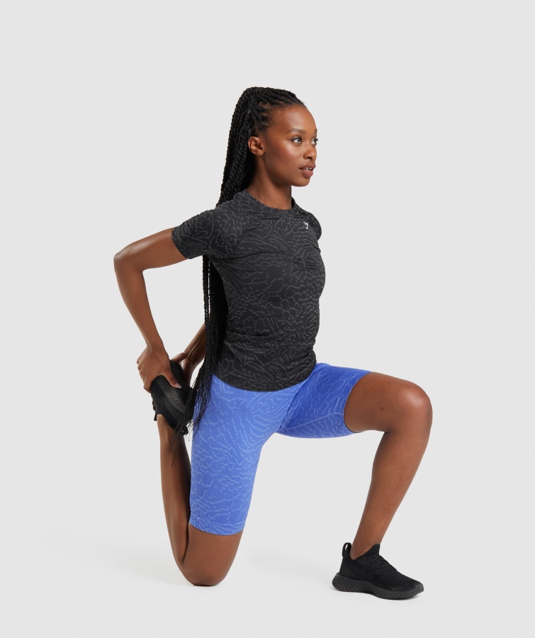 Adapt Animal Camiseta Sin Costuras Gymshark Híbrido-negro