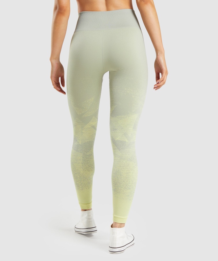 Adapt Ombre Leggins Sin Costuras Triángulo-taupe Gris Gymshark