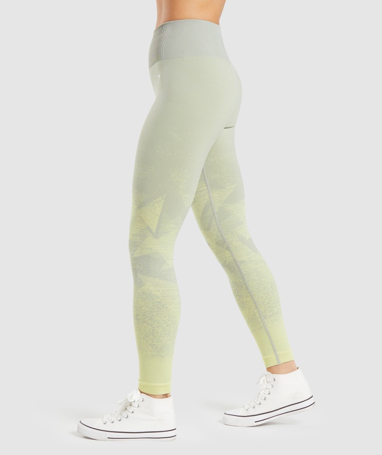 Adapt Ombre Leggins Sin Costuras Triángulo-taupe Gris Gymshark