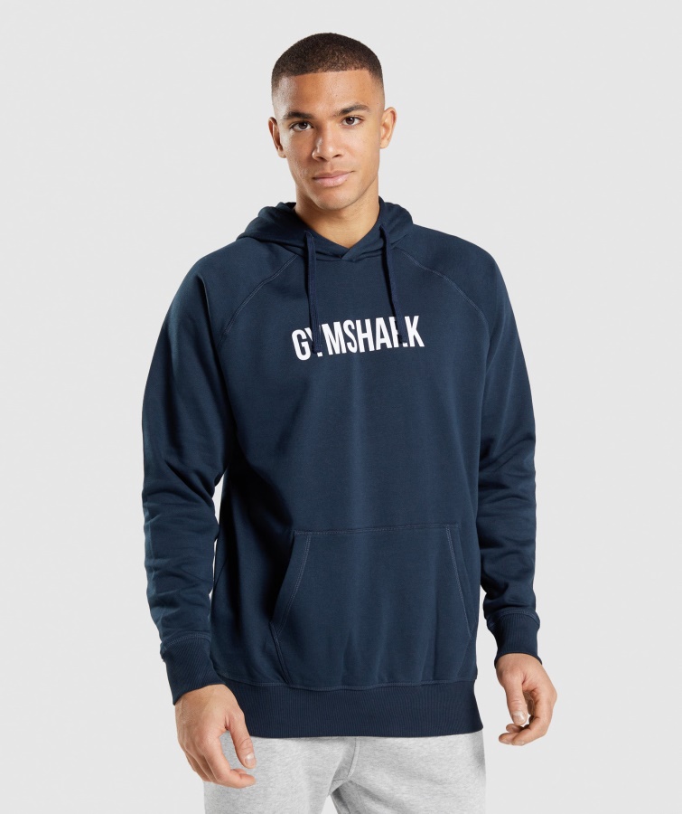 Sudadera Con Capucha Apollo Azul Marino Gymshark