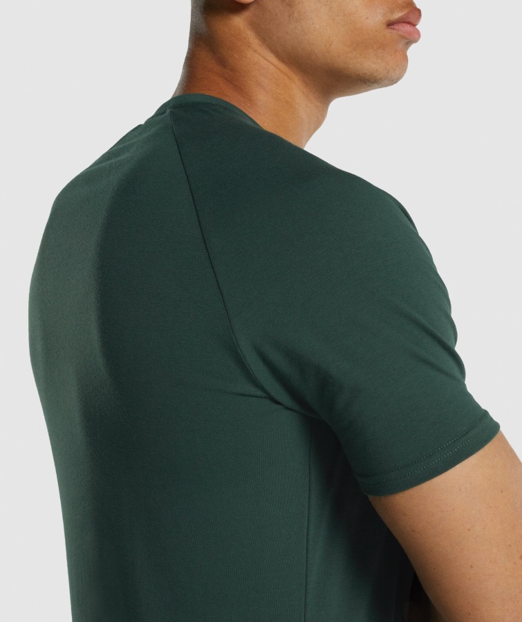 Camiseta Apollo Gymshark Verde Oscuro