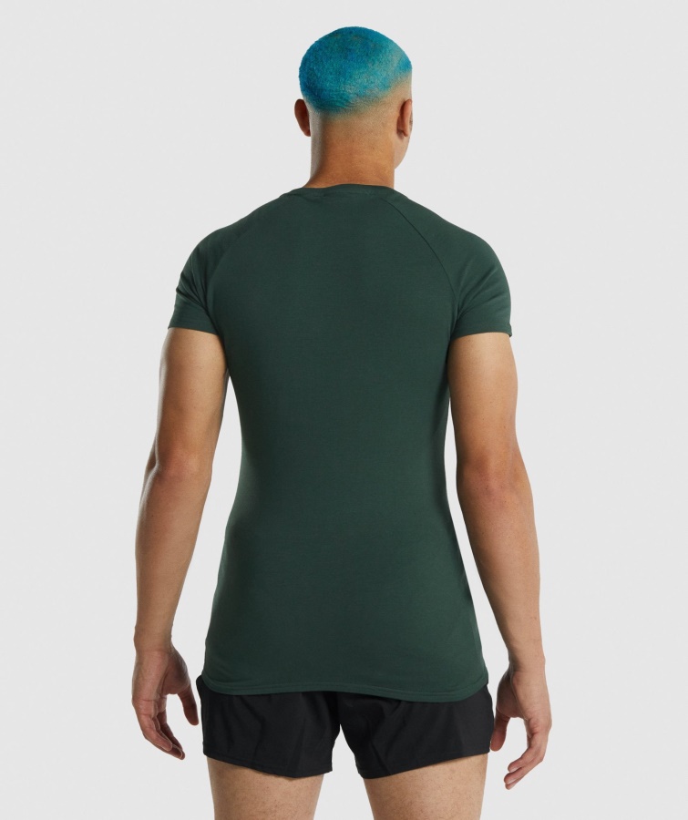 Camiseta Apollo Gymshark Verde Oscuro