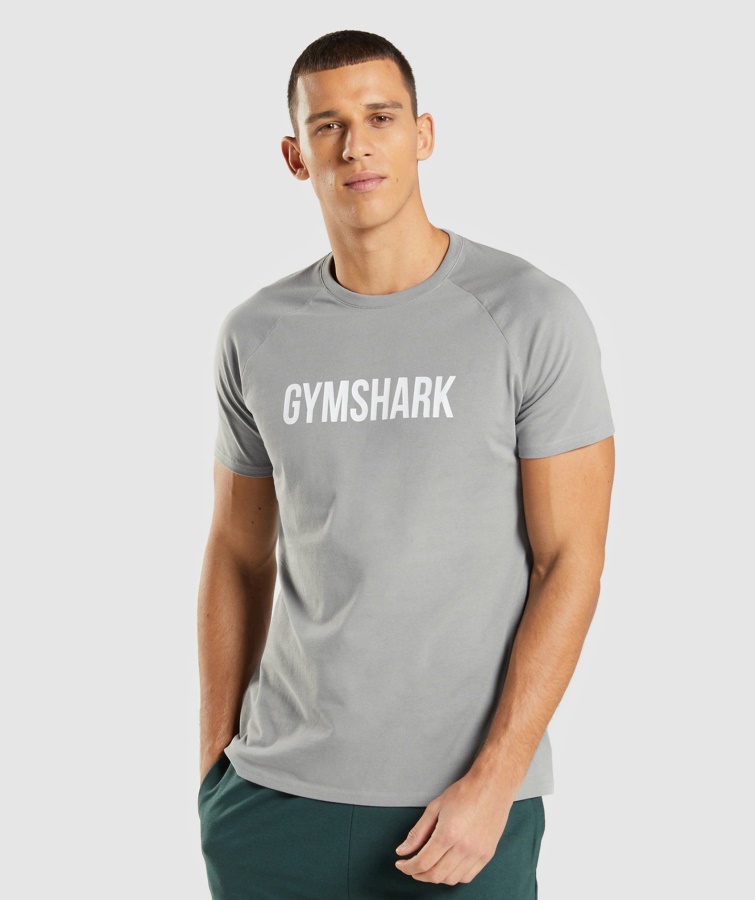 Camiseta Apollo Gris Ahumado Gymshark