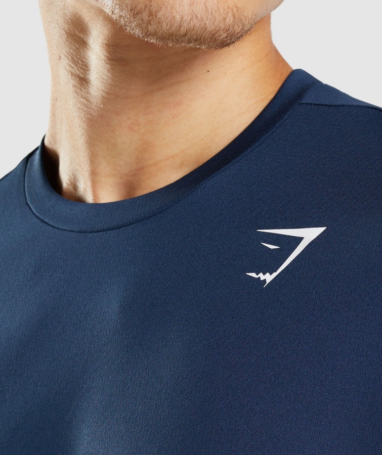 Camiseta Llegada Gymshark Azul Marino