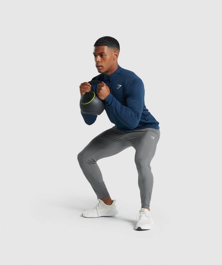 Joggers De Tejido De Llegada Gris Antracita Gymshark