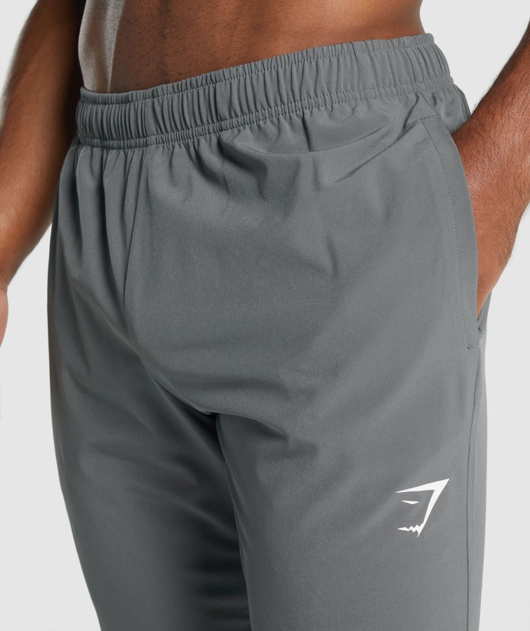 Joggers De Tejido De Llegada Gris Antracita Gymshark