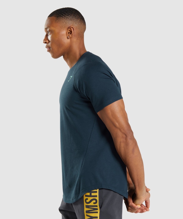 Camiseta Atrevida Gymshark Azul Marino
