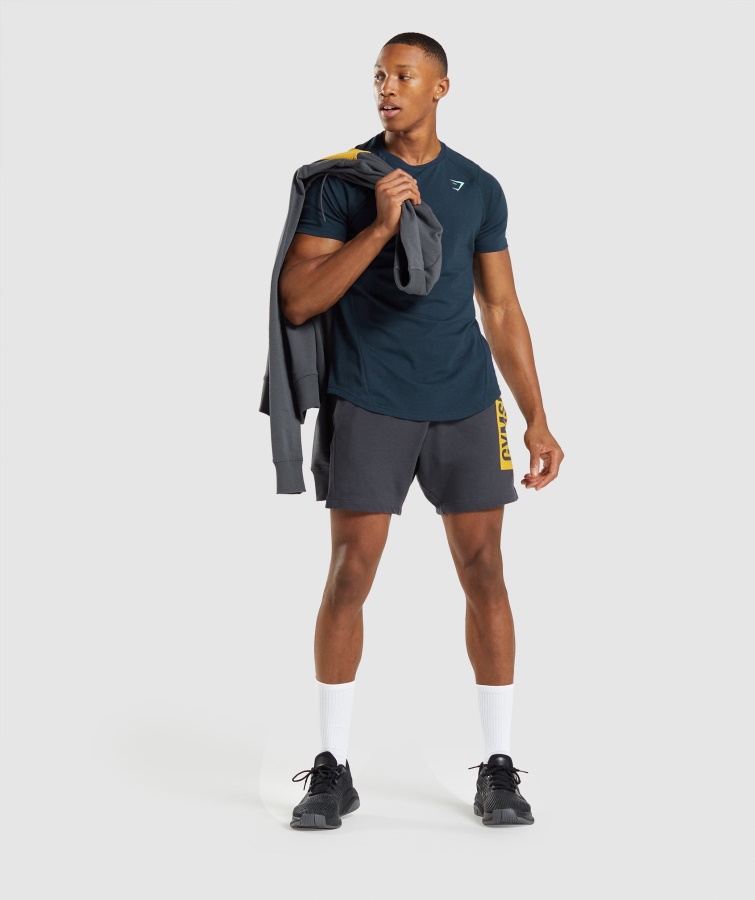 Camiseta Atrevida Gymshark Azul Marino