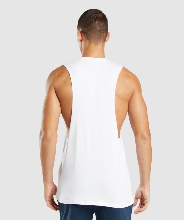 Tanque Central Con Brazo Abatible Blanco Gymshark