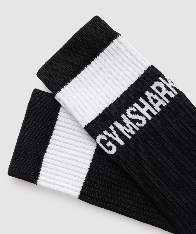 Calcetines De Tripulación 1pk Negro Gymshark