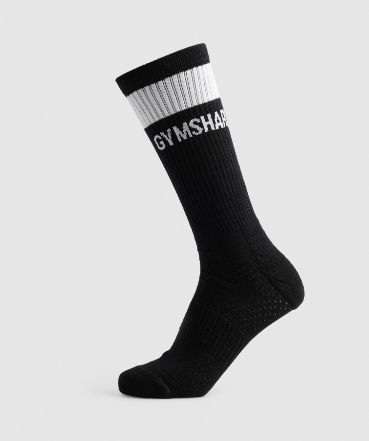 Calcetines De Tripulación 1pk Negro Gymshark