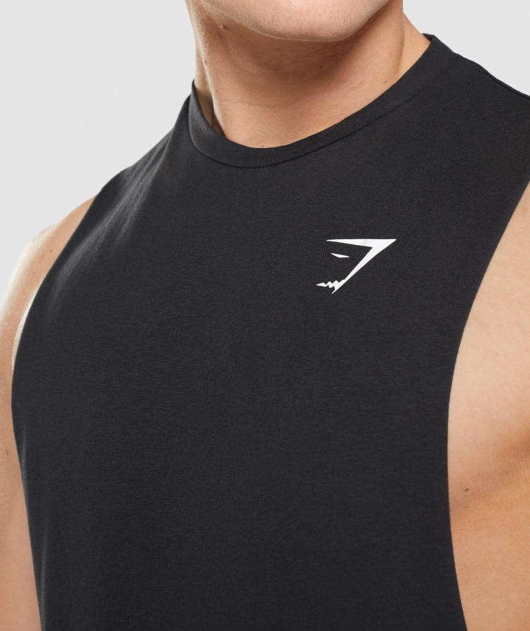 Tanque De Brazo Abatible Critical 2.0 Gymshark Negro