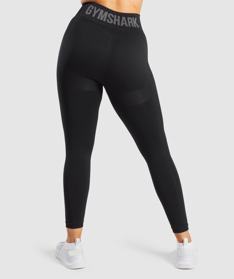 Leggins Flex Tiro Alto Gymshark Negro-carbón