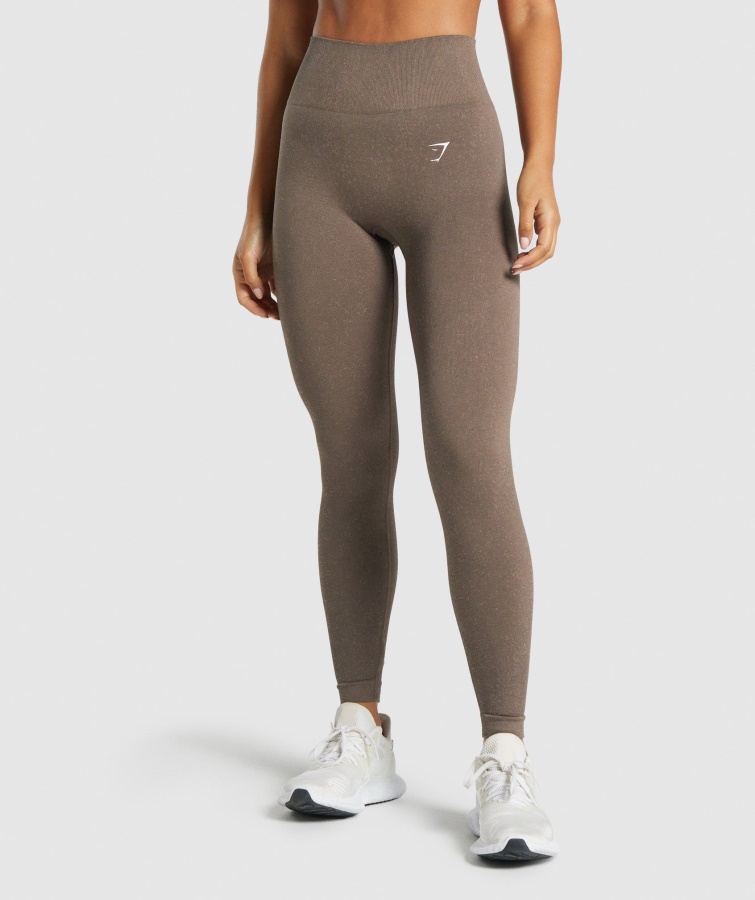 Leggings Gymshark Adapt Fleck Sin Costuras Marrón-mineral