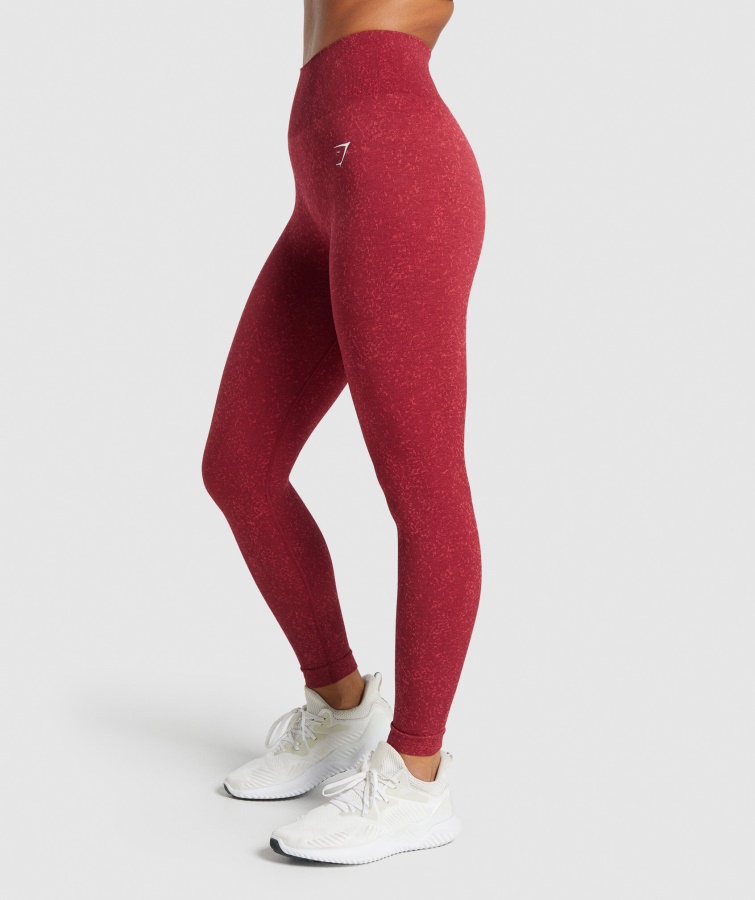 Leggings Gymshark Adapt Fleck Sin Costuras Mineral-burdeos