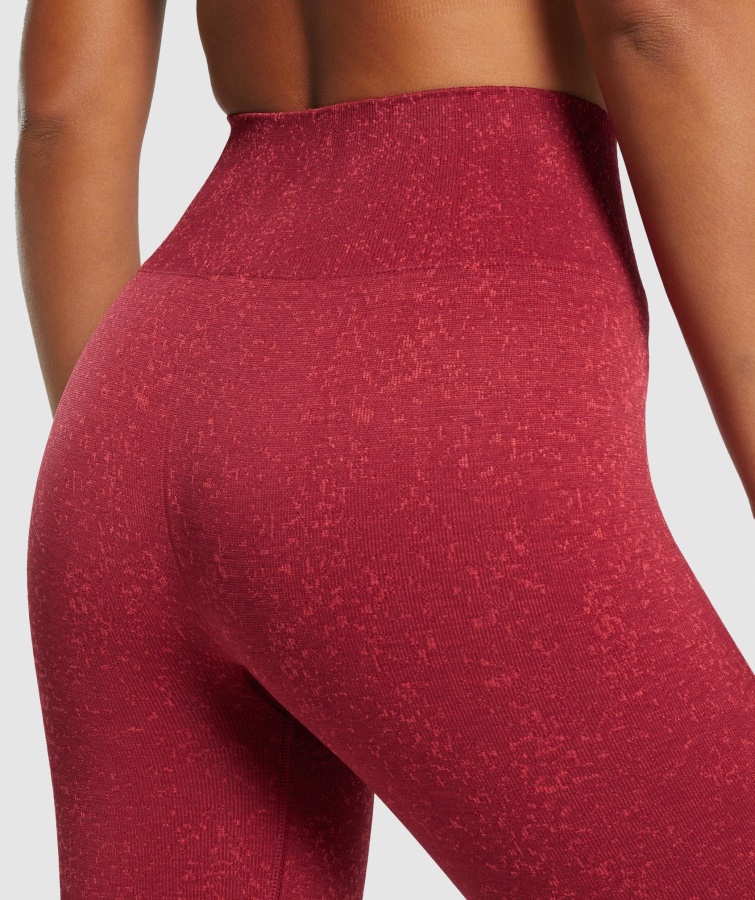 Leggings Gymshark Adapt Fleck Sin Costuras Mineral-burdeos