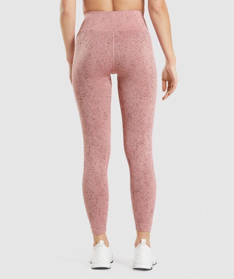 Leggings Gymshark Adapt Fleck Sin Costuras Mineral-paige Rosa