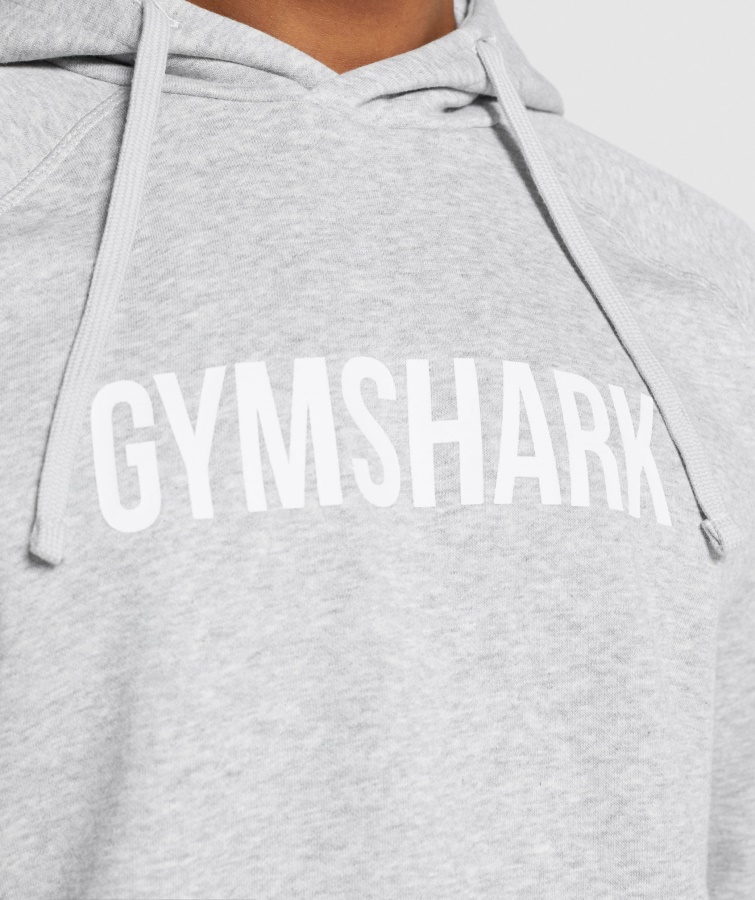 Gymshark Apollo Sudadera Con Capucha Gris Claro Core Marl