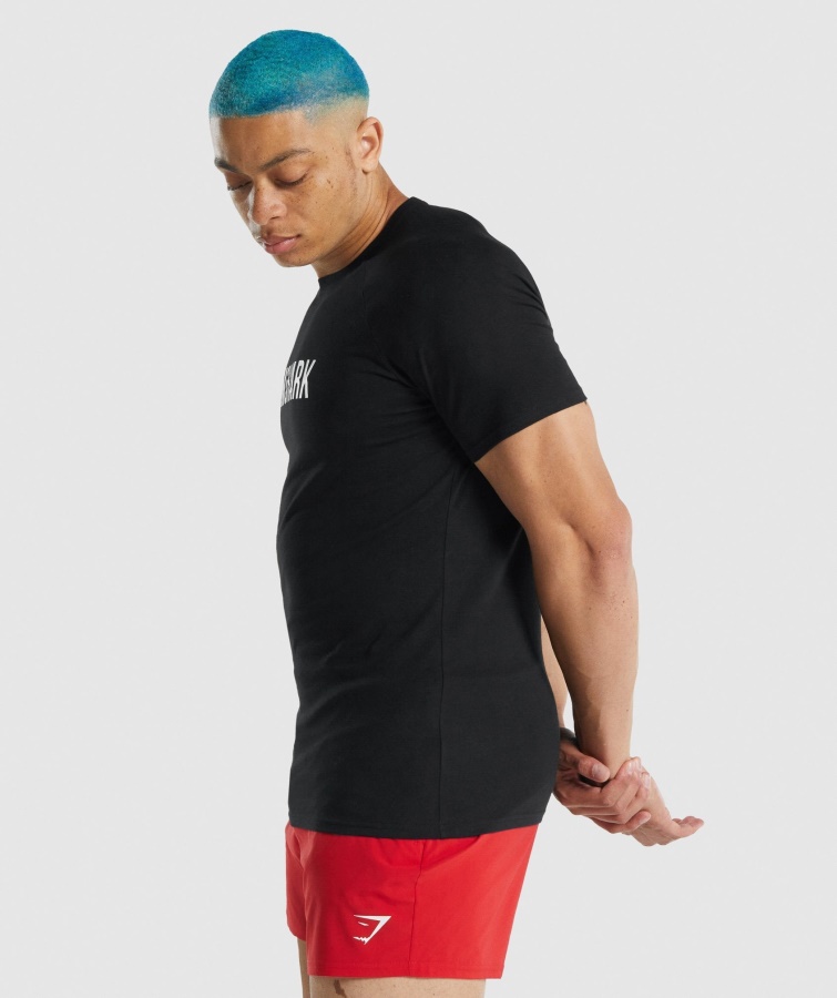 Camiseta Gymshark Apollo Negra