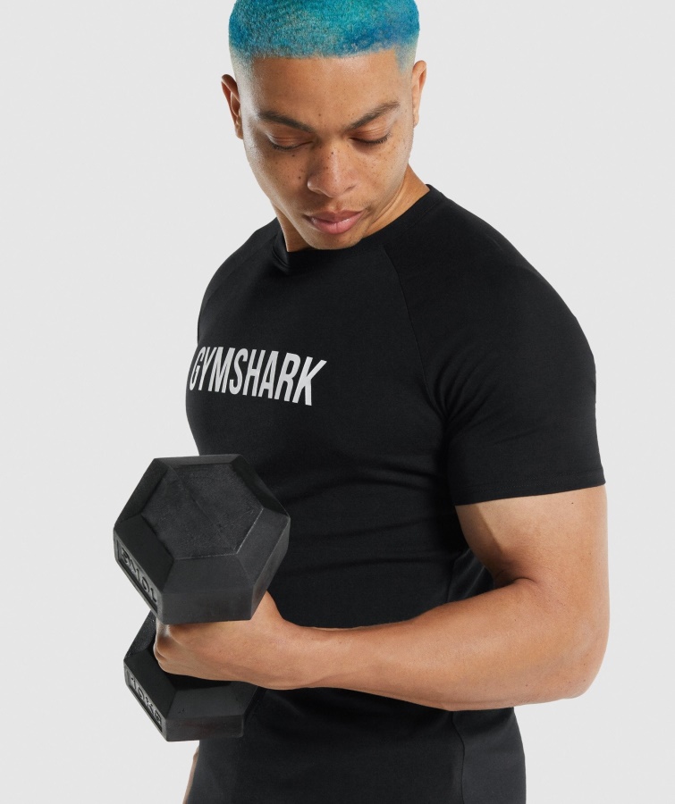 Camiseta Gymshark Apollo Negra