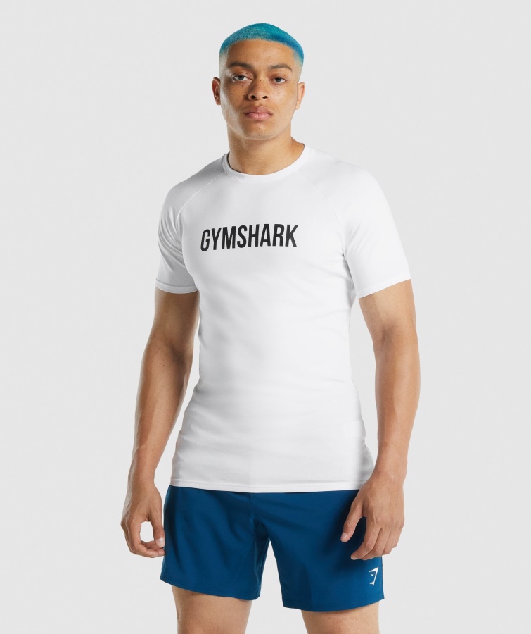 Camiseta Gymshark Apollo Blanca
