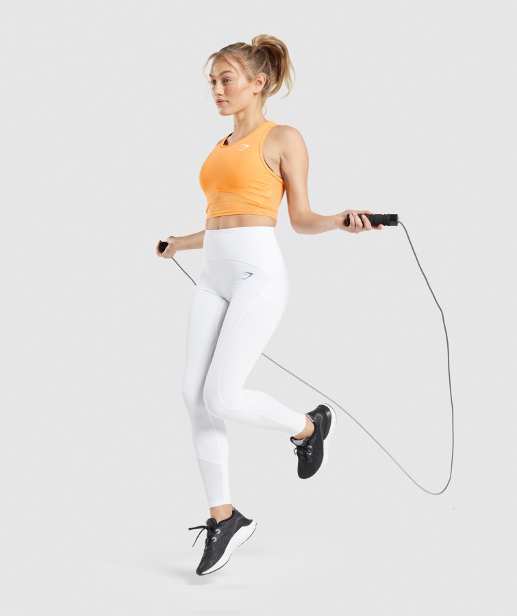 Gymshark Albaricoque Naranja Legumbre Tanque De Cultivos