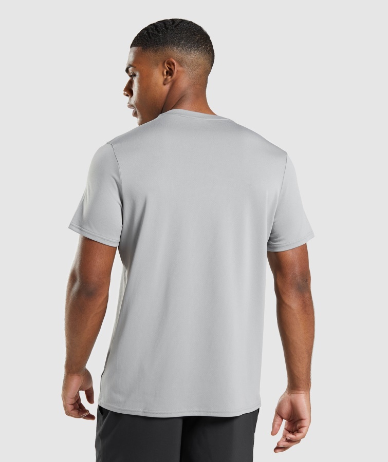 Gymshark Llegada Regular Fit Camiseta Gris Ahumado