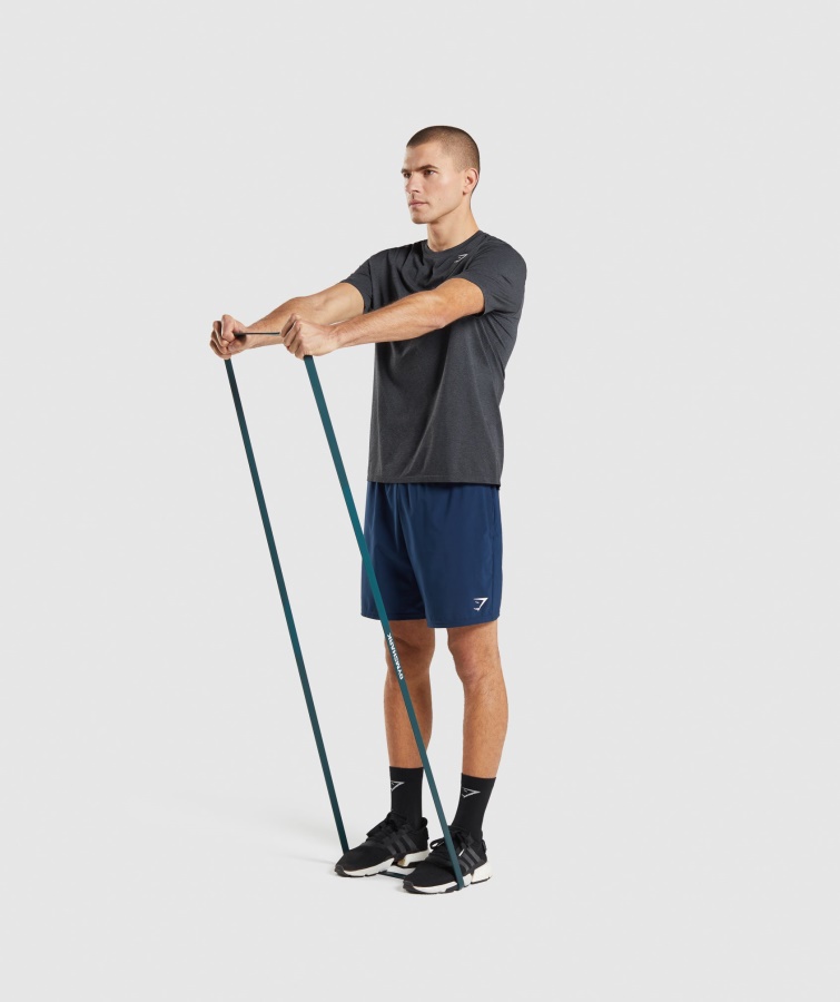 Gymshark Llegada Camiseta Sin Costuras Negro Jaspeado