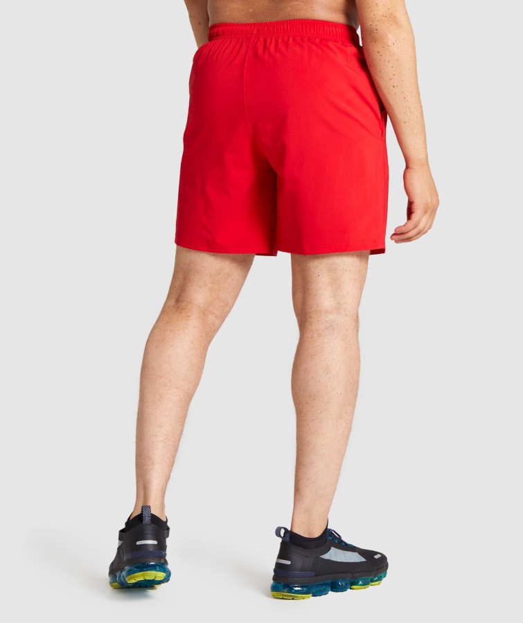 Gymshark Llegada Pantalones Cortos Rojo