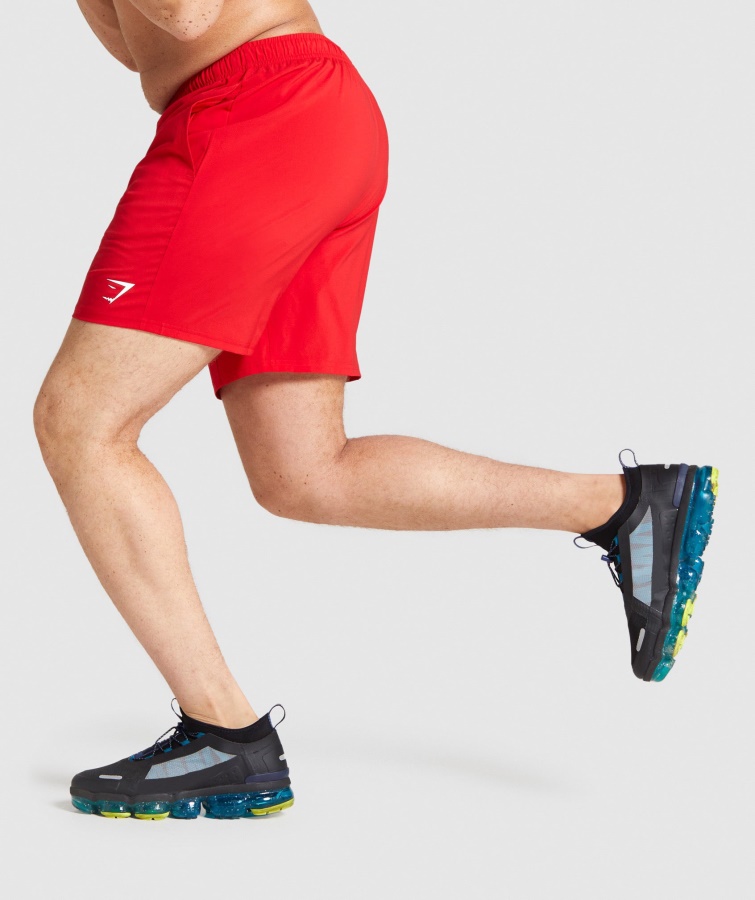 Gymshark Llegada Pantalones Cortos Rojo