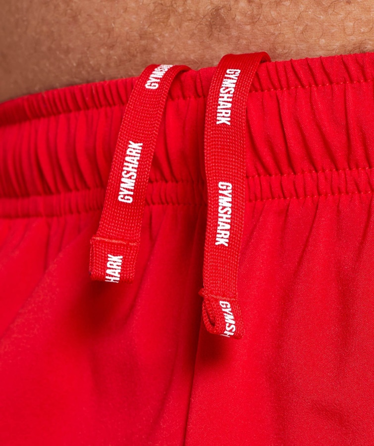 Gymshark Llegada Pantalones Cortos Rojo