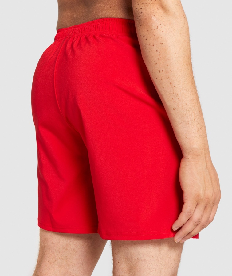 Gymshark Llegada Pantalones Cortos Rojo