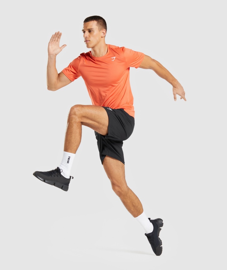 Camiseta Gymshark Llegada Naranja Papaya