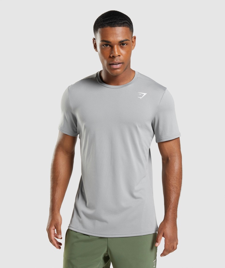 Camiseta Gymshark Llegada Gris Ahumado