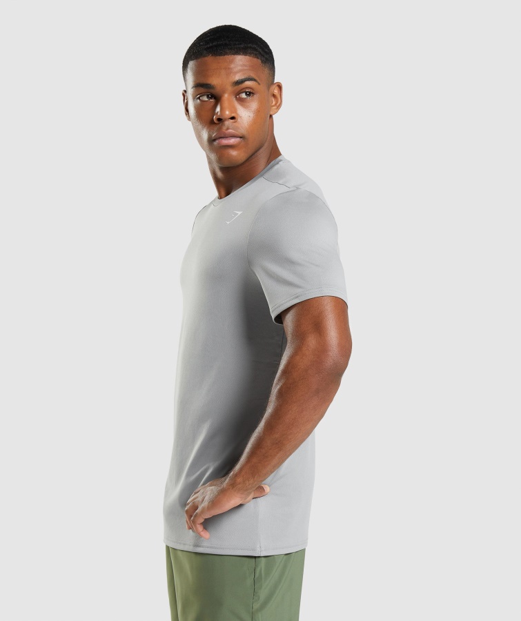Camiseta Gymshark Llegada Gris Ahumado