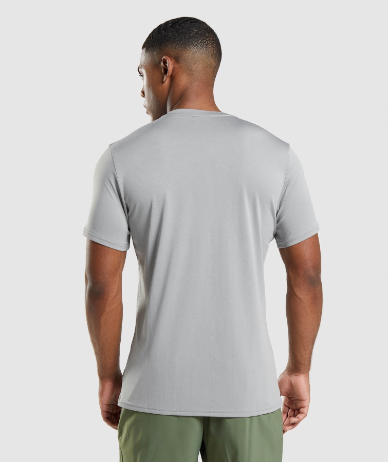 Camiseta Gymshark Llegada Gris Ahumado