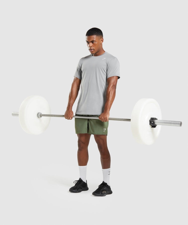 Camiseta Gymshark Llegada Gris Ahumado