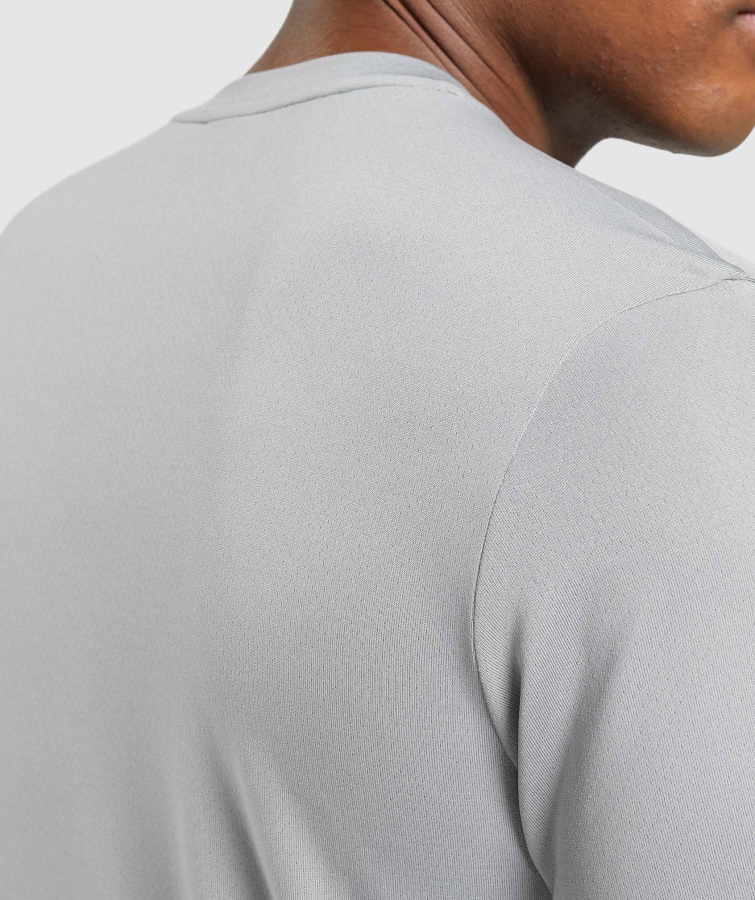 Camiseta Gymshark Llegada Gris Ahumado