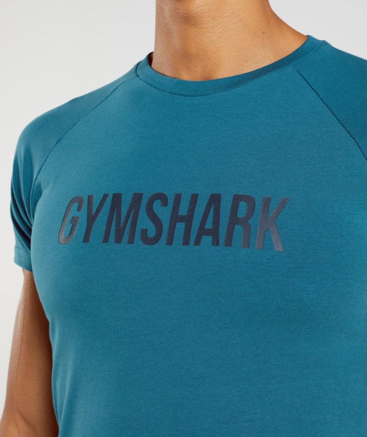 Camiseta Gymshark Atlantic Blue Apollo