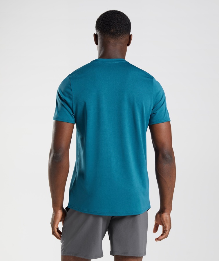 Camiseta Gymshark Azul Atlantico Llegada