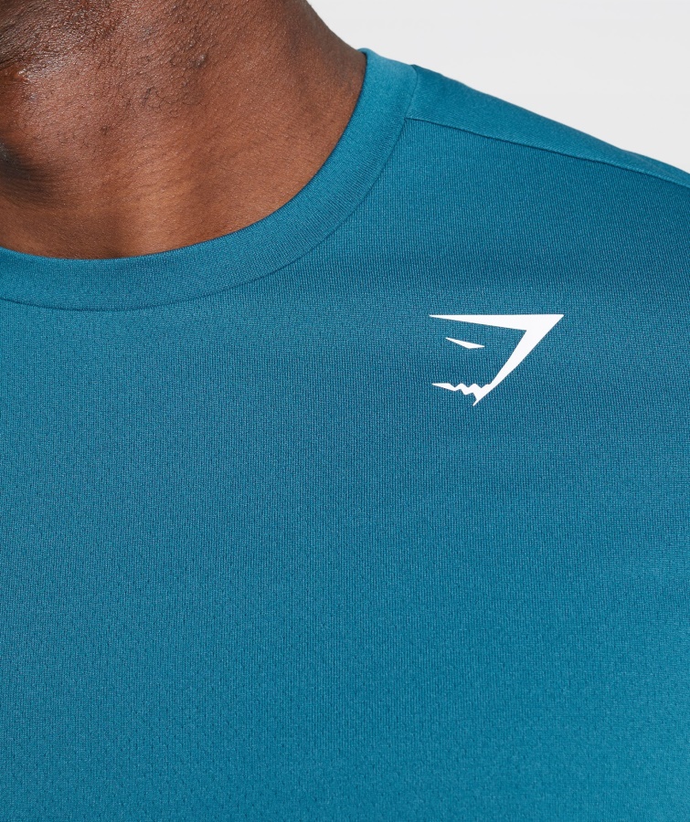 Camiseta Gymshark Azul Atlantico Llegada