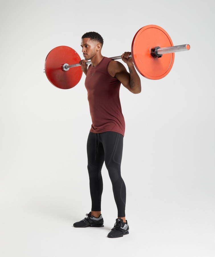 Mallas Sin Costuras Gymshark Negro-gris Carbón 315