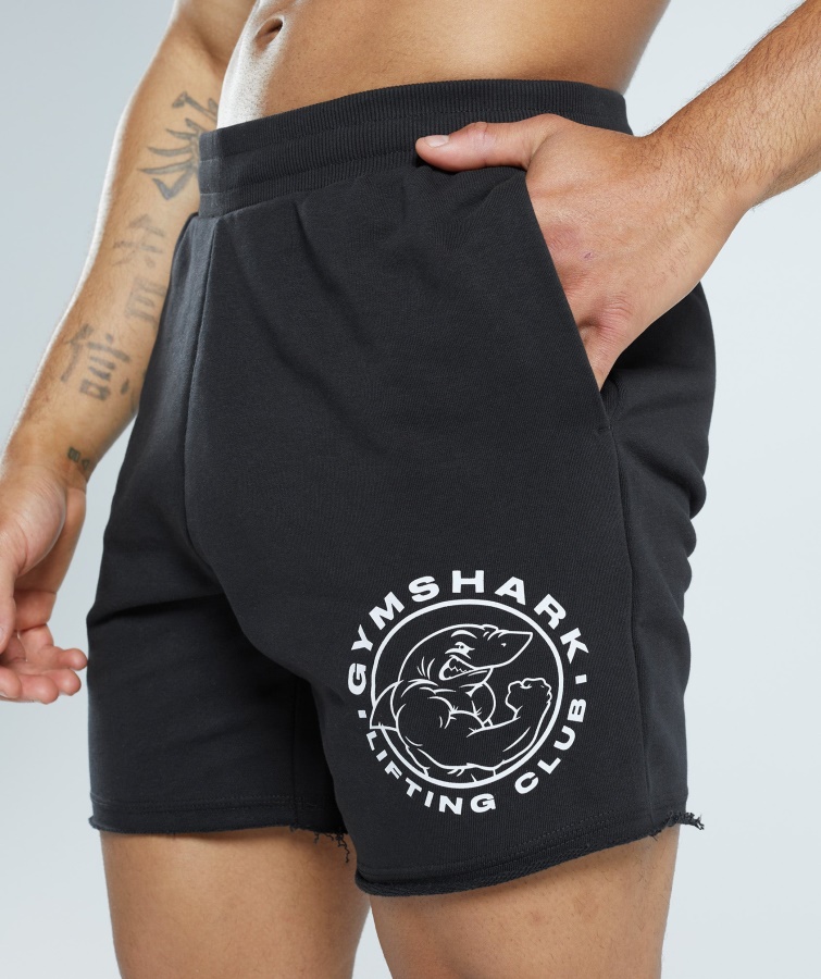Pantalones Cortos De Legado Negro Gymshark