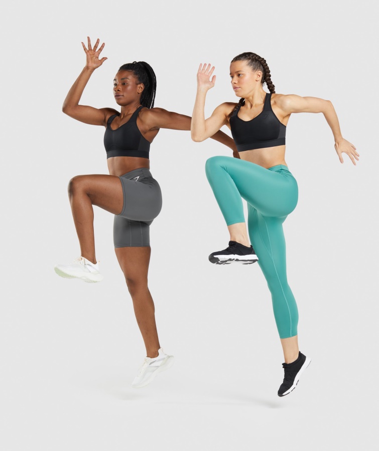 Gymshark Sujetador Deportivo Negro Ligero De Sujeción Alta