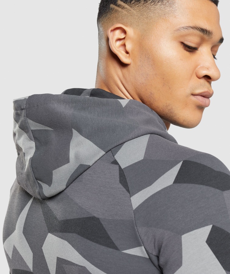 Gymshark Sudadera Con Capucha Y Estampado Negro