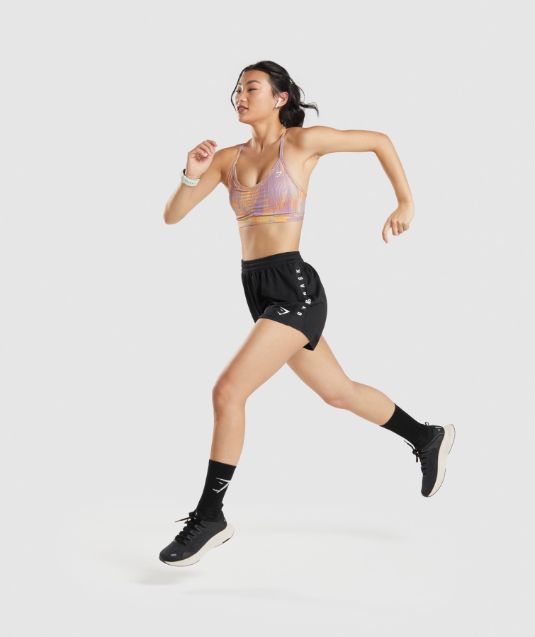 Gymshark Pantalones Cortos Deportivos Negros Sueltos