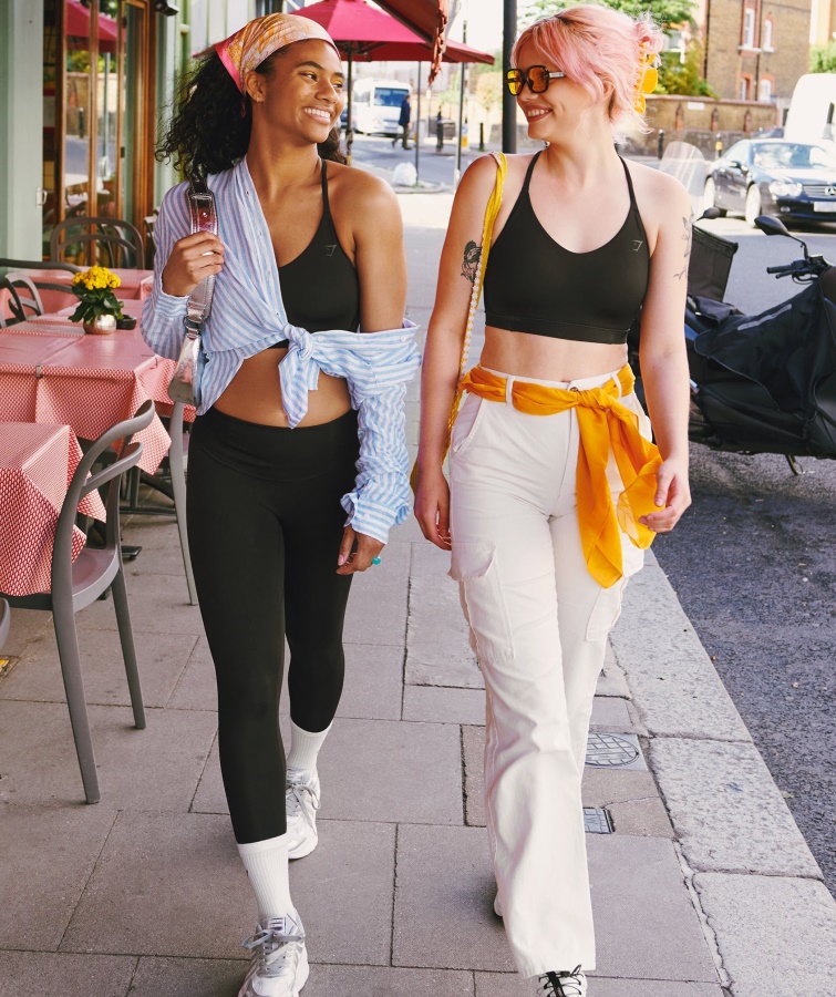 Gymshark Estudio Negro 7-8 Legging