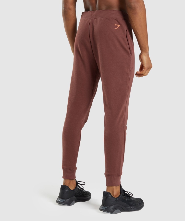 Joggers Atrevidos Gymshark Marrón Cereza